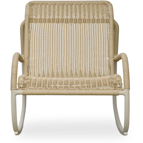 Lyra Beige Outdoor Rocking Chair, King